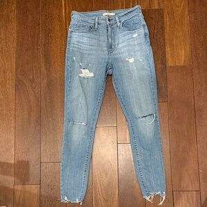 Levis 721 High Rise Skinny Light